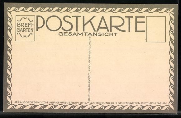 Cartes postales: Bremgarten /AG, Gesamtansicht – D'occasion à Berlin par bartko-reher 1