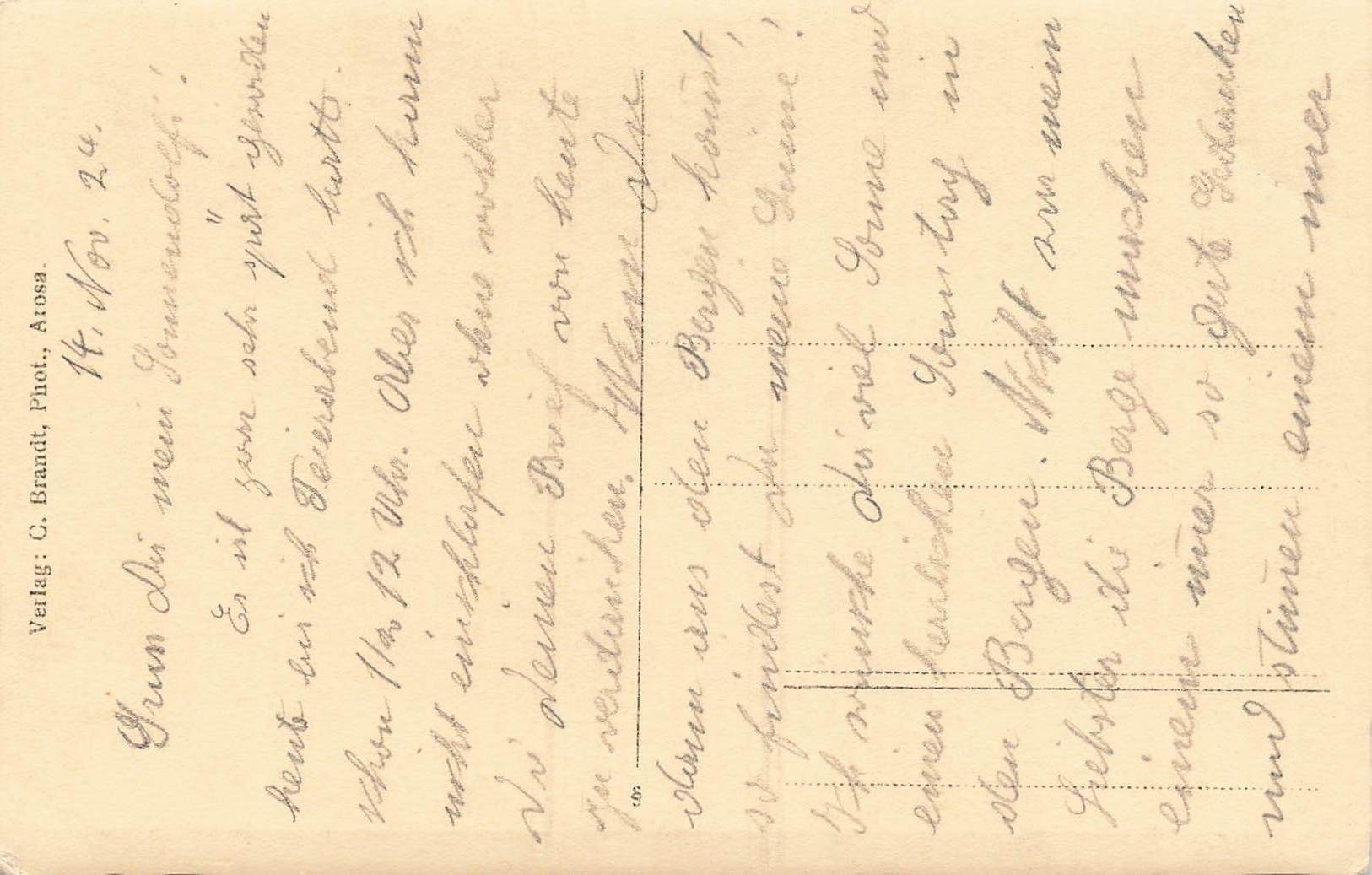 Cartoline postali: Arosa GR Haus Stoffel – Usato da Biasca venduto da Blenio71 1