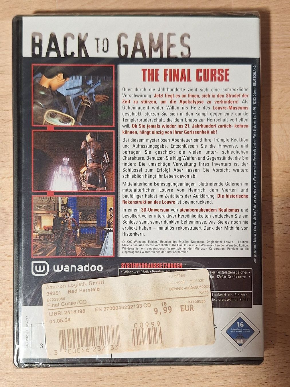 Giochi: The final Curse (retro PC-Spiel) – Nuovo e nell'imballaggio originale da Trasadingen venduto da Steinchenfrau 1