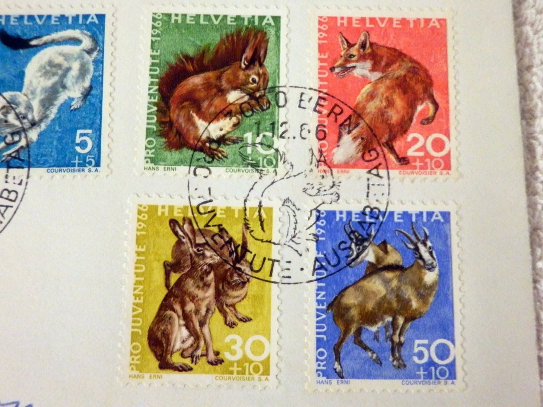 Tous les timbres: PJ, FDC 1966, Serie auf Brief, – D'occasion à Ueberstorf par dinbau 2