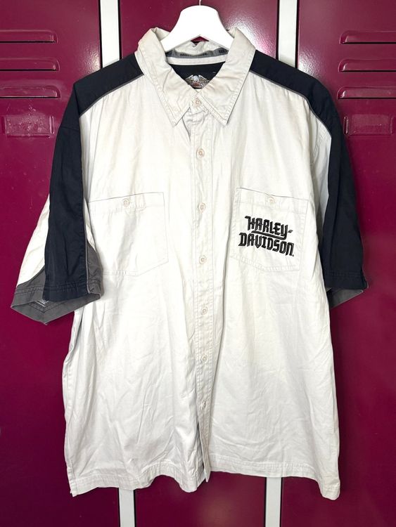 Harley-Davidson Camicie: HARLEY DAVIDSON MOTORCYCLE SHORT SLEEVE SHIRT SZ: XL – Usato da Cortaillod venduto da Stay_Alive_vintage