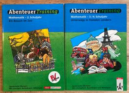 2 x Mathematik Training 2.Kl.- 4.Kl. für Schule und zu Hause