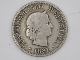 5 rappen 1881
