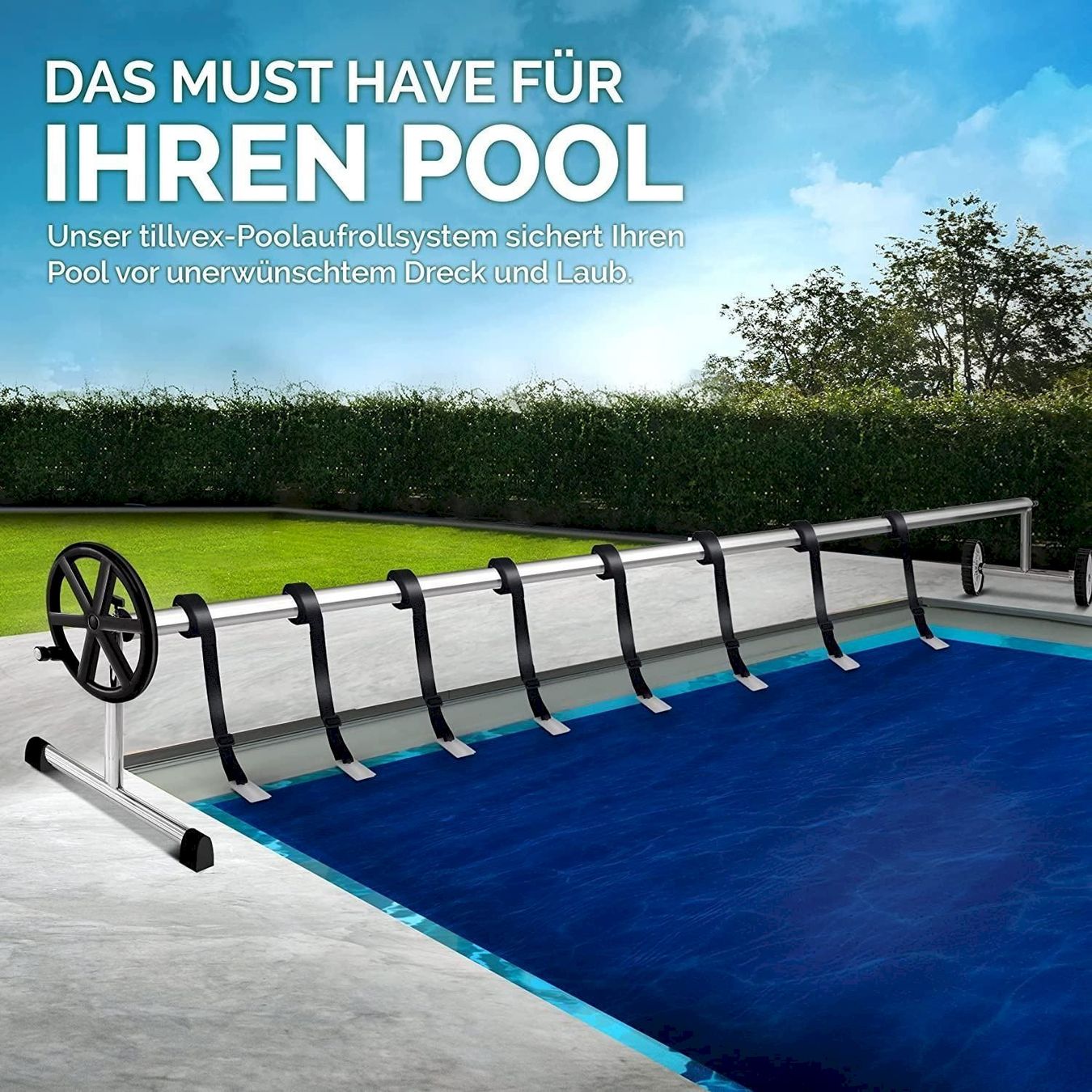 Piscine: tillvex Pool Aufroller 3 - 5,70 m – Nuovo e nell'imballaggio originale da Bottighofen venduto da zaap 5