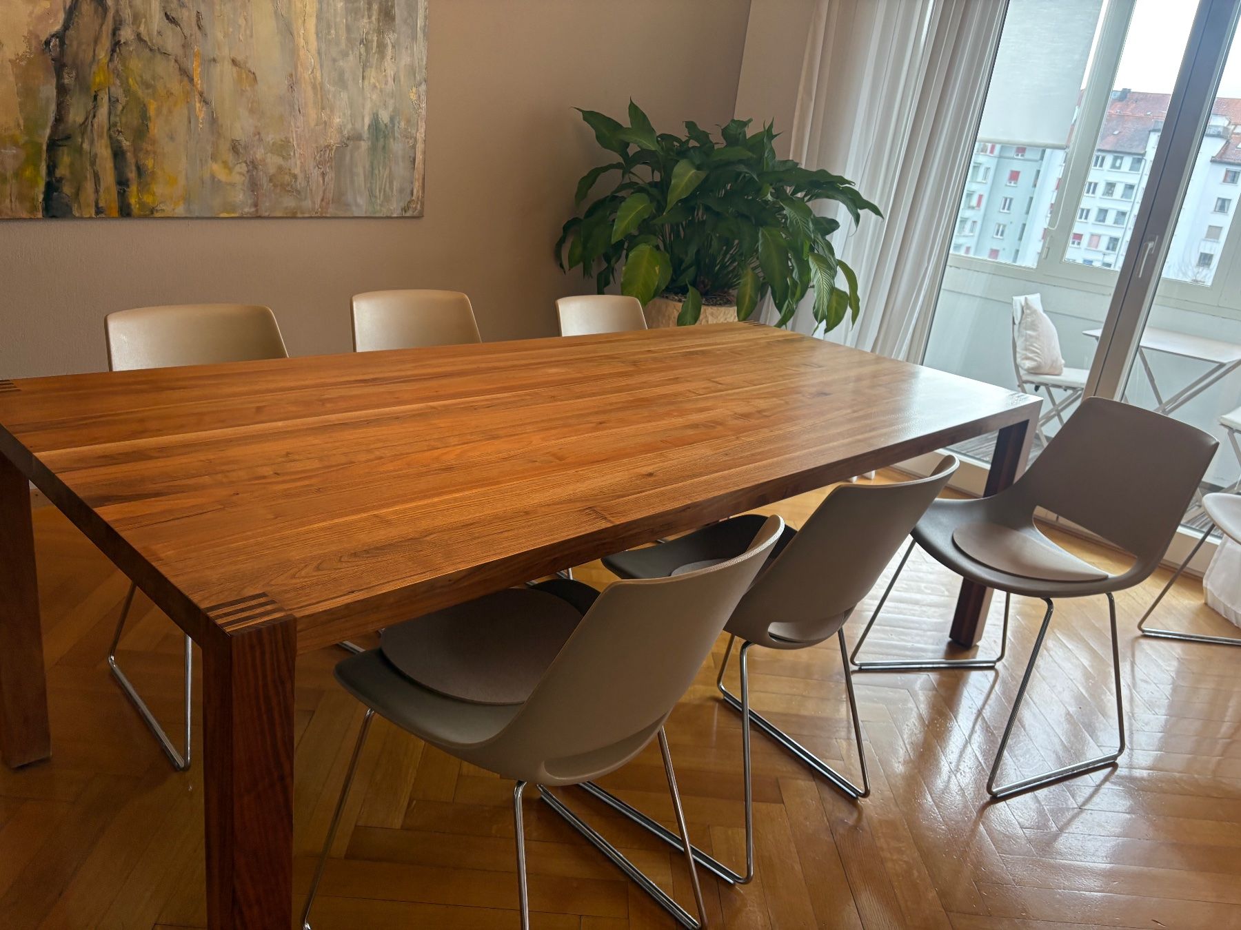 Tavoli: Table en noyer huilée – Nuovo (secondo la descrizione) da Fribourg venduto da lau_957r 1