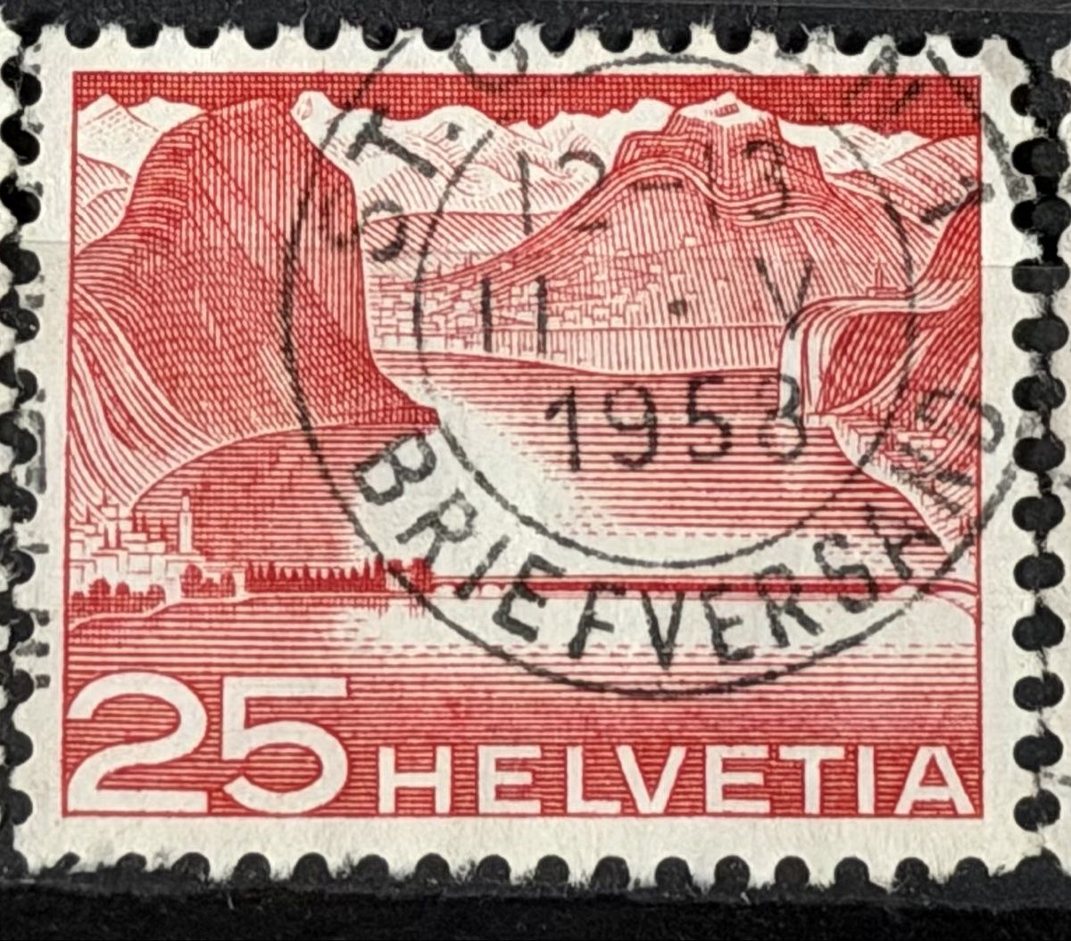 Alle Briefmarken: Timbres  - Suisse  – Gebraucht aus Petit-Lancy von Solcarm 4