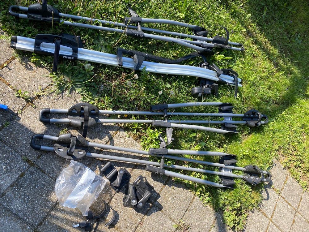 Thule Fahrradträger 4 Stk, umgebaut auf 1 Schlüssel für alle Kaufen auf Ricardo
