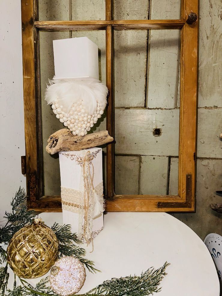 Kerzenständer: Wunderschöne Shabby Chic Holz Kerzenständer mit Schwemmholz – Neu (gemäss Beschreibung) aus Fällanden von LetiRobi 2