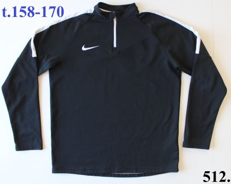 Pullover Nike Entraînement Noir/Blanc   t. 158 - 170