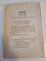 Loi Canton Fribourg 1872 gendarmerie / histoire suisse