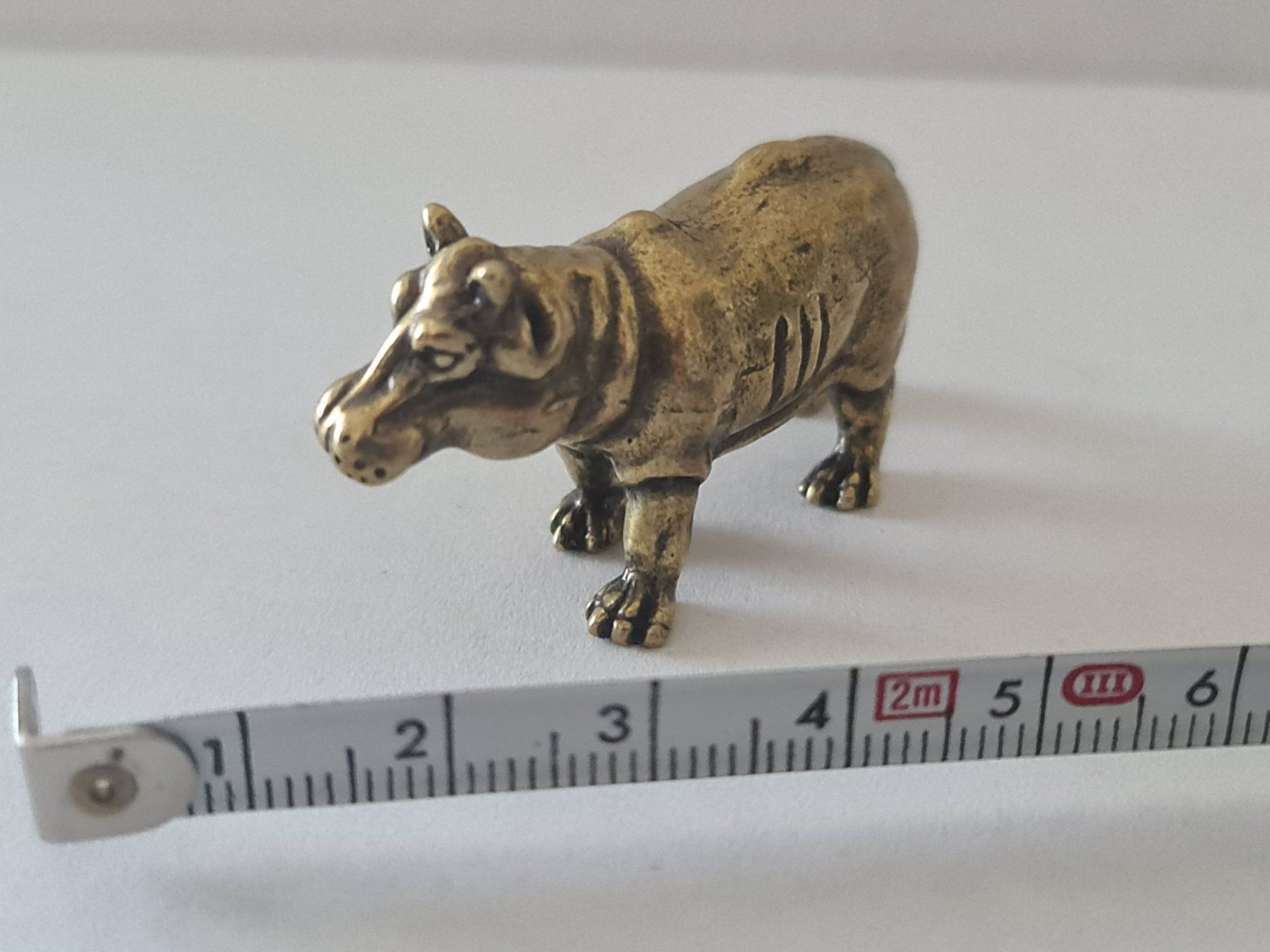 Figuren: Nilpferd aus Messing – Neu (gemäss Beschreibung) aus Uerkheim von Kaufoption 8