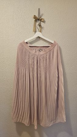 H&M, Chiffon, Plissee Rock, Grösse L, altrosa