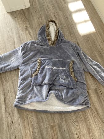 Kuschel hoodie grau 