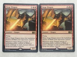 MTG Siege Dragon M15 162 Englisch Rare 2x