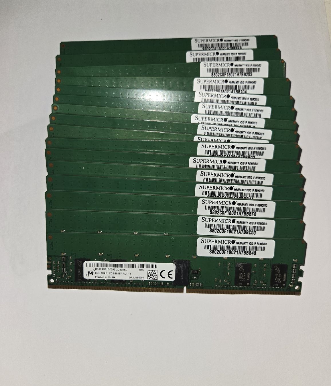 Memory / RAM: Micron 8GB DDR4-2666 ECC RDIMM Server RAM – Gebraucht aus Riehen von cosh 1