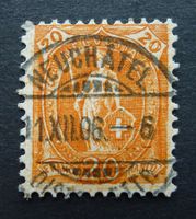 86A, Vollstempel NEUCHATEL NE