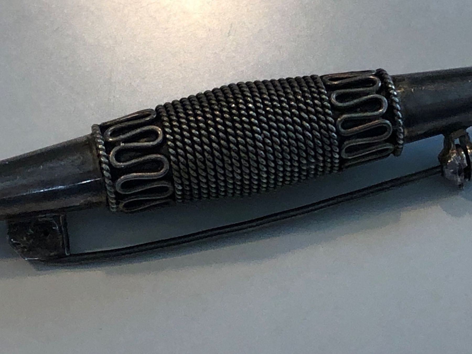 Spille & Fermagli: Schöne AFRIKA-Brosche aus SILBER – Usato da Lufingen venduto da Rac0 2