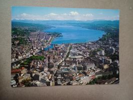 Ak Zürich Flugaufnahme