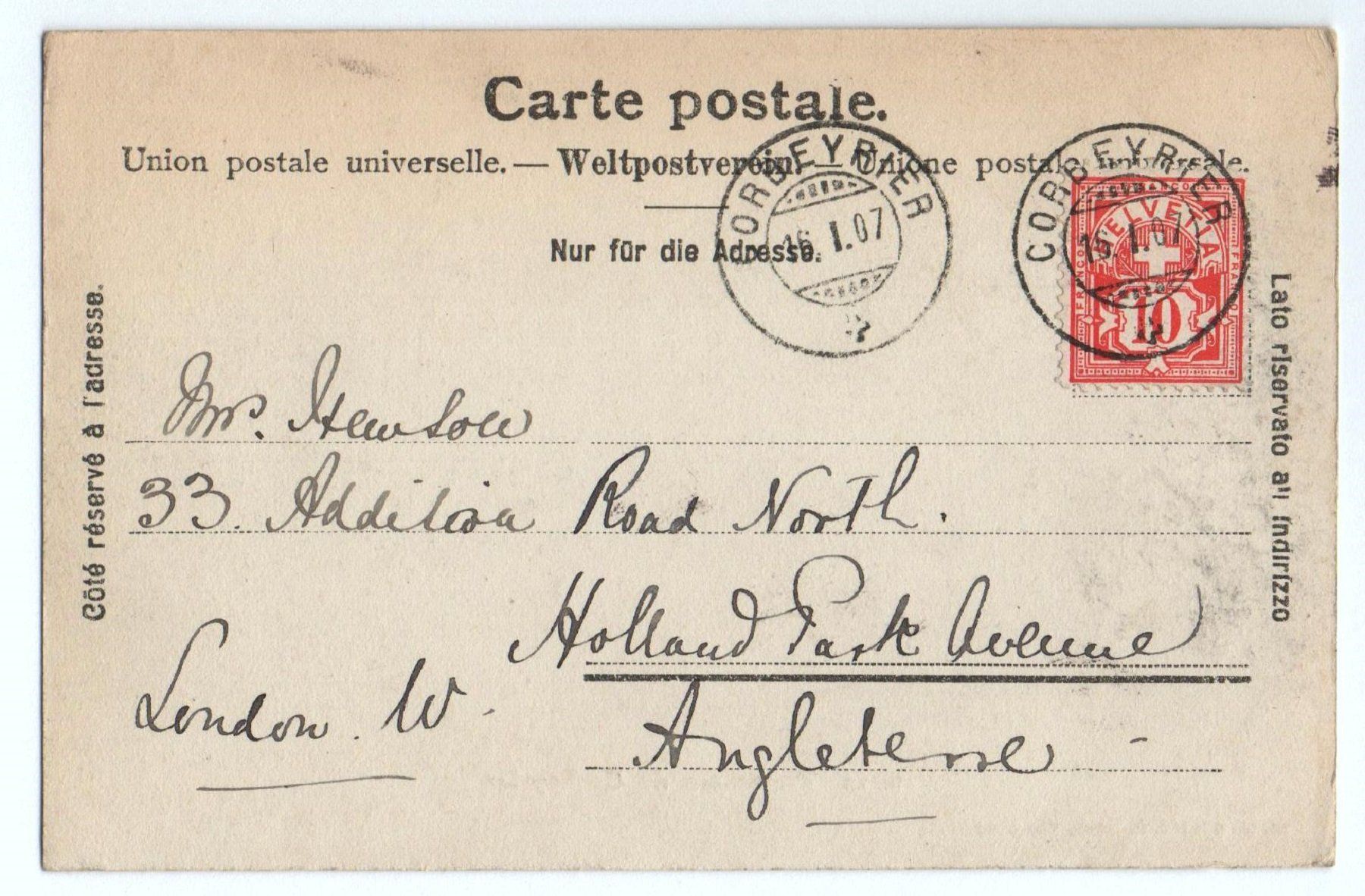 Cartoline postali: Panorama de CORBEYRIER – Usato da Jona venduto da philajona 1