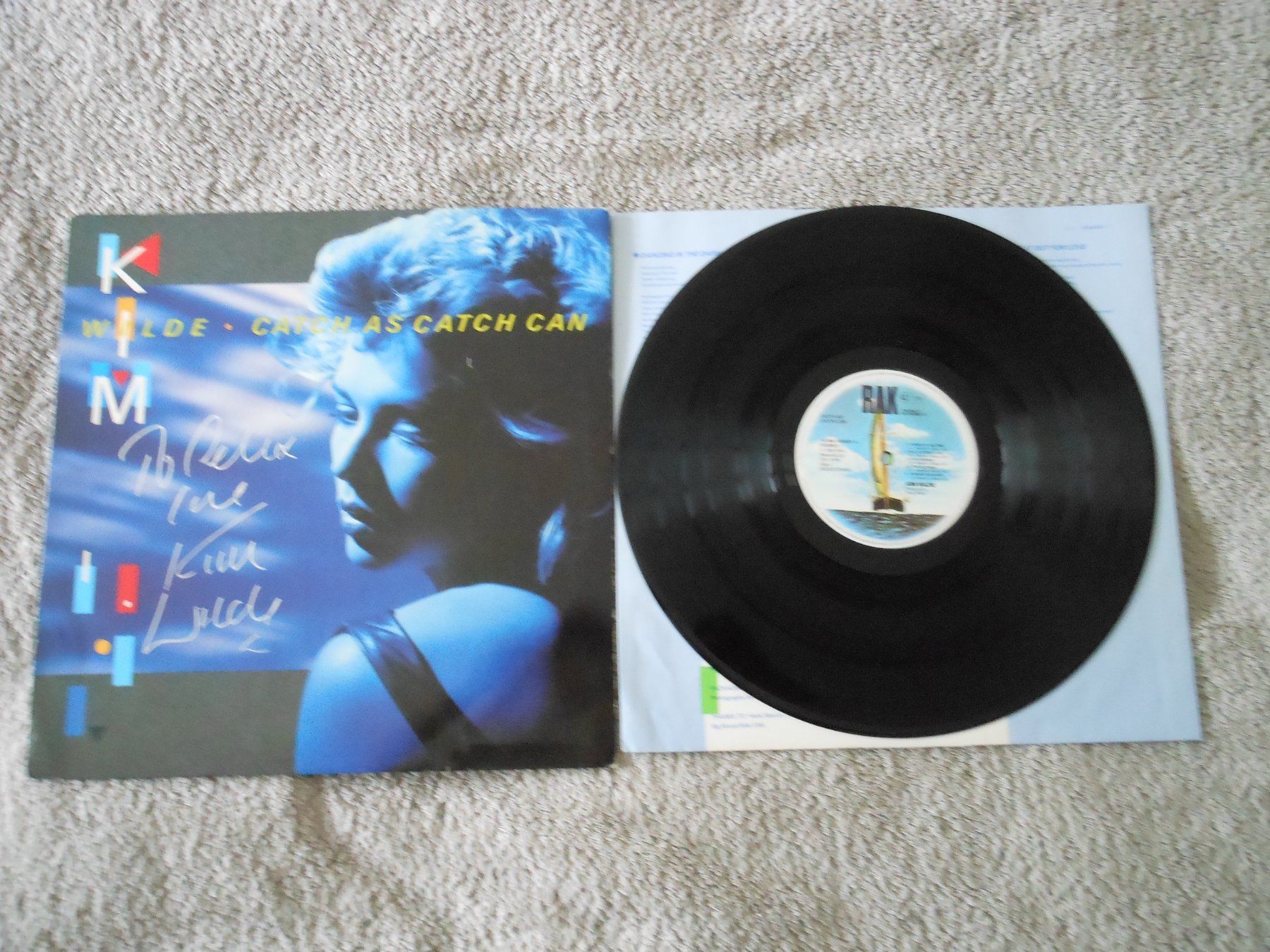 Schallplatten: Kim Wilde – Catch As Catch Can Signed – Gebraucht aus Liebefeld von type013