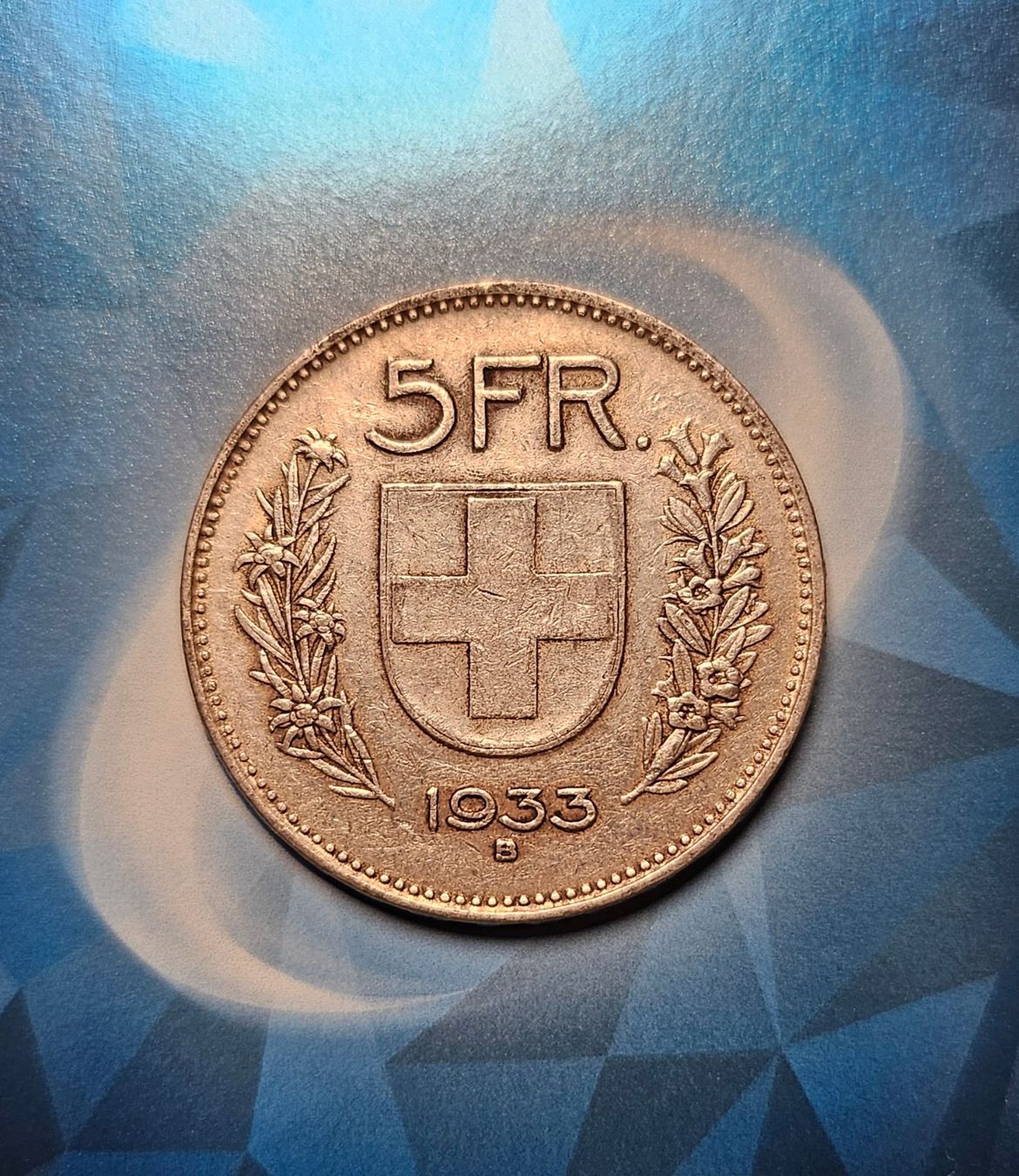 Tutti le monete: 5 Franken silber Münze 1933 B – Usato da Luzern venduto da SalesAgent85