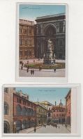 2 Ansichtskarten Mailand / Milano (*)