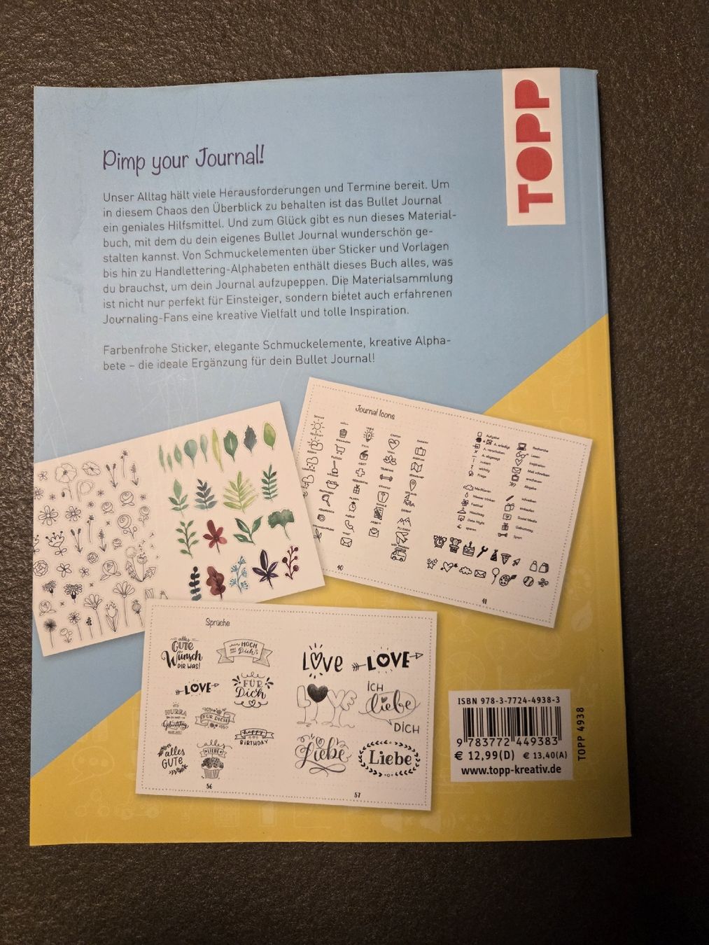 Libri: Bullet Journal Materialbuch – Nuovo (secondo la descrizione) da Volketswil venduto da MichiON 1