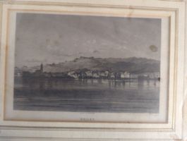 Originaler Stahlstich Heiligen 1865, Chr. Krüsi Basel.
