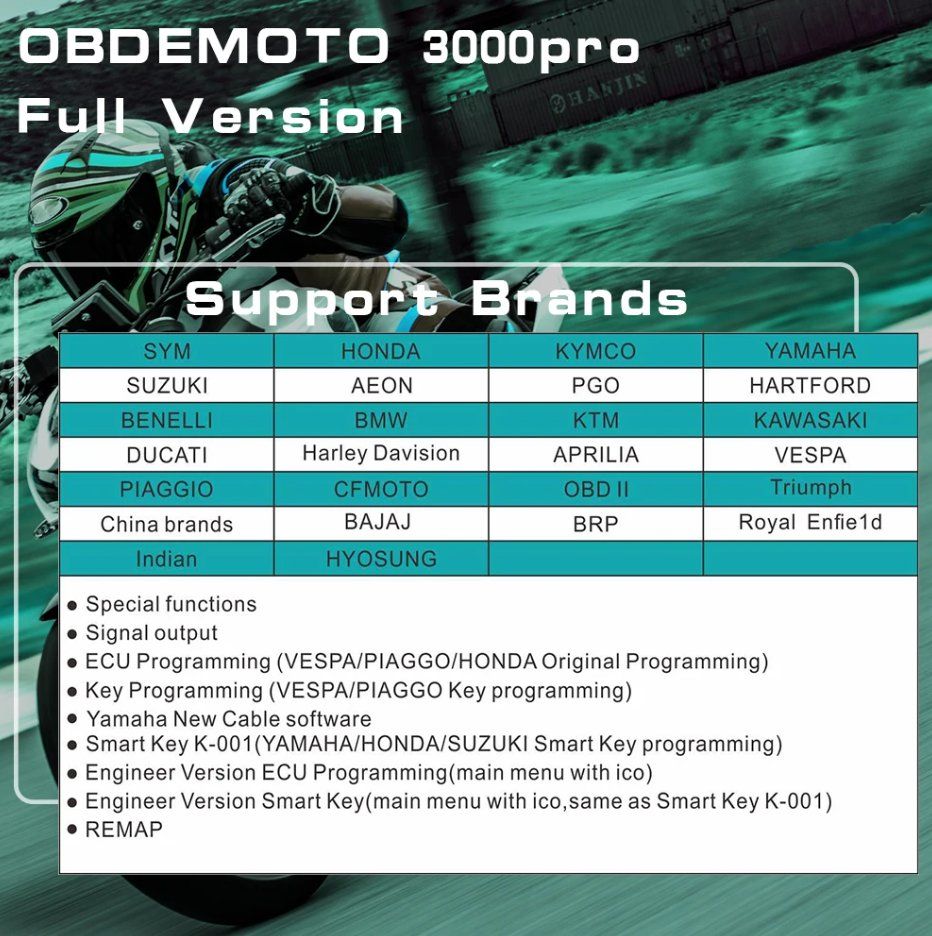 Tutti gli attrezzi: Motorrad prof. Diagnosescanner OBD2 Programmierer – Nuovo e nell'imballaggio originale da Chur venduto da elektronikmarkt 5