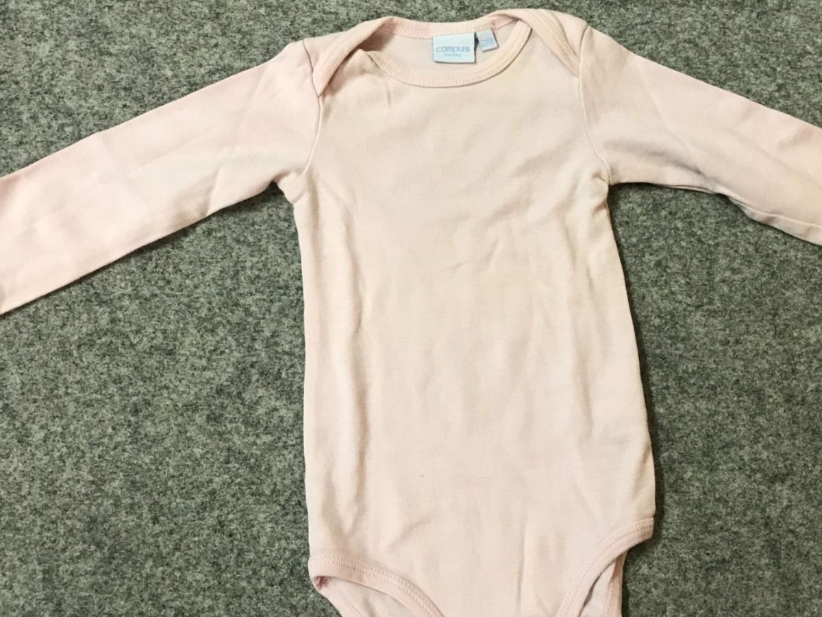 Biancheria intima: Mädchen Body Gr. 62/68 Langarm Rosa Baumwolle – Usato da Guntershausen venduto da Gloominati 1