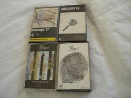 4x Musikkassetten - Chicago - 70s 80er Rock Metal - MC