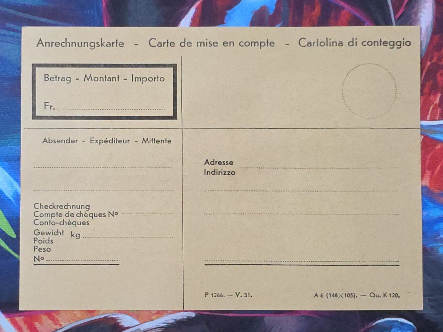 Alle Briefmarken: CL33 Document + Timbre Suisse 1954 – Gebraucht aus Cousset von Patrick_Collections 1