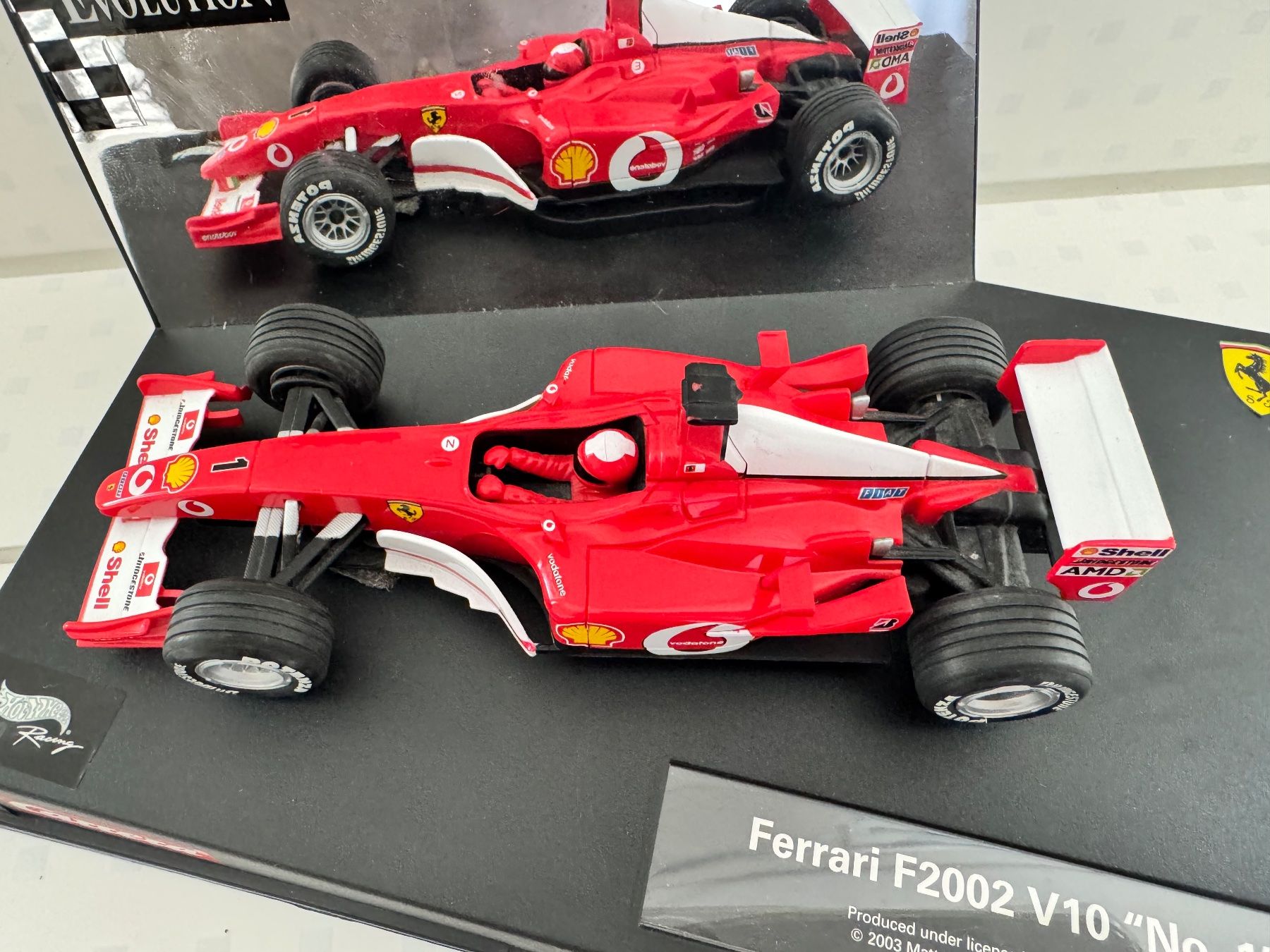 Carrera Modellini d'auto: Carrera 25706 Evolution Ferrari F2002 V10 "No. 1" – Usato da Winterthur venduto da dan_692p 2