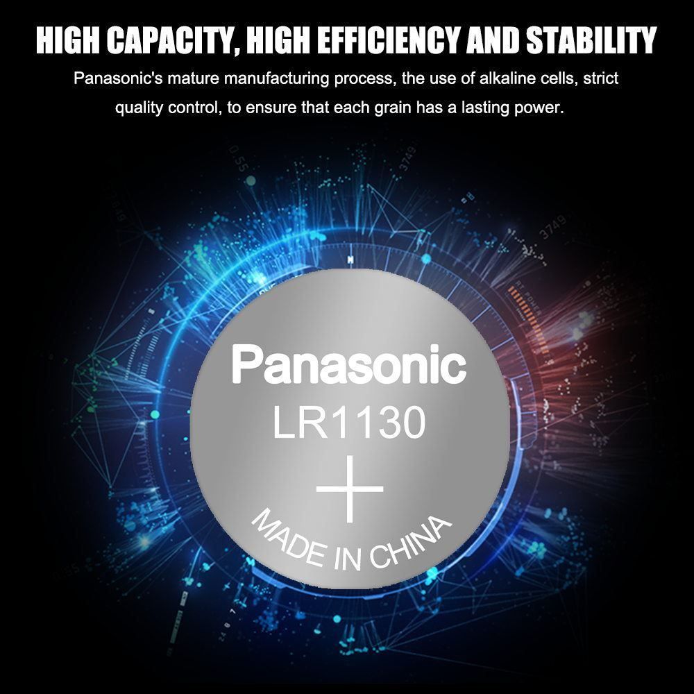 Panasonic Akkus & Batterien: 10 Knopfzellen Panasonic LR 1130 – Neu und originalverpackt aus Diepoldsau von preisparadies-ch 1