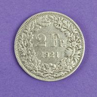 2-Fränkler Antik (1921) 10g Silber 0.835 - TOP Angebot *RAR*