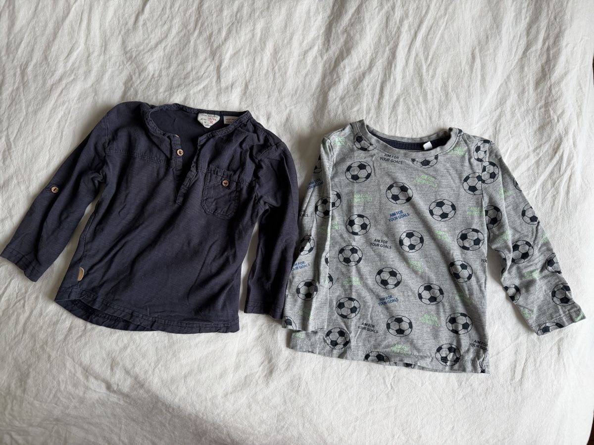 Lotti & Set di vestiti: Zwei dünne Langarmshirts 92 – Usato da Zürich venduto da Riiinchen