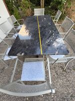 Gartentisch inkl  8 Stühle