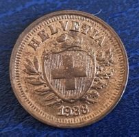 1 RAPPEN JAHR 1938 - SCHWEIZ