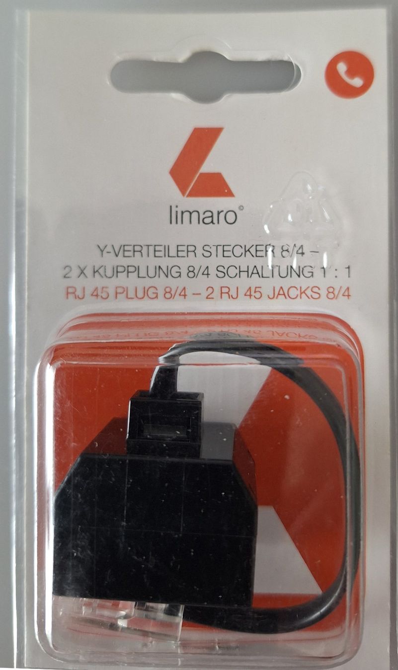 Unità & Adattatore: Limaro Y-VERTEILER STECKER 8/4 – Nuovo e nell'imballaggio originale da Misery venduto da Titi57