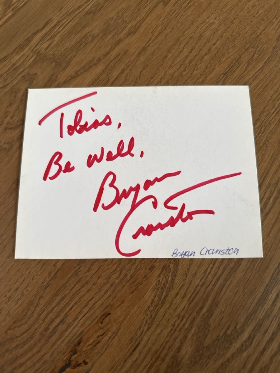 Autografi: Bryan Cranston Autogramm  – Usato da Ins venduto da Mi_Ro93 1