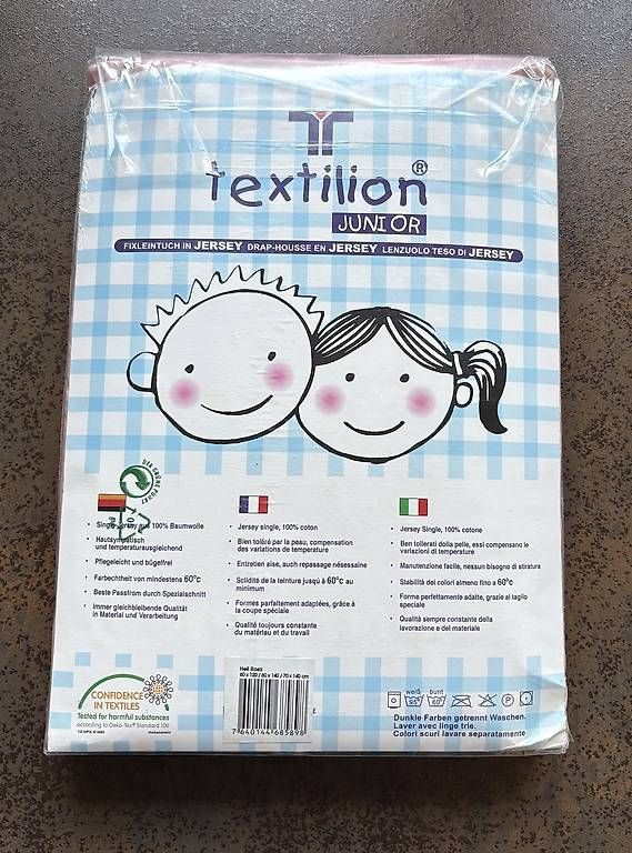 Biancheria da letto: Jersey Fixleintuch 70x140cm – Nuovo e nell'imballaggio originale da Nottwil venduto da MaBi10 1