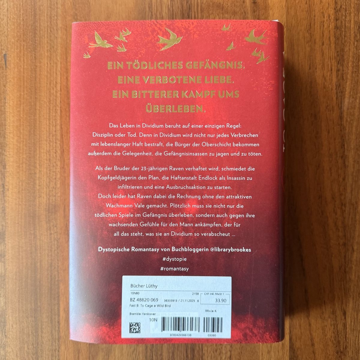Libri: Brooke Fast - To cage a wild bird – Usato da Solothurn venduto da coexism 1
