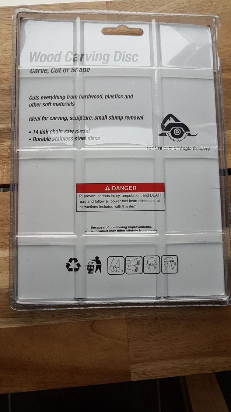 Alle Werkzeuge: Schnitzfrässcheibe 125 x 22 mm. – Neu und originalverpackt aus Rümikon AG von PANTER03 1