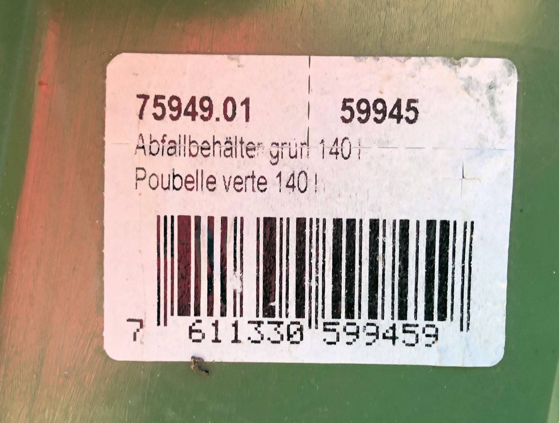 Autres articles bureau & commerces: Grüntonne 140L – D'occasion à Rüti ZH par Jasna89 2