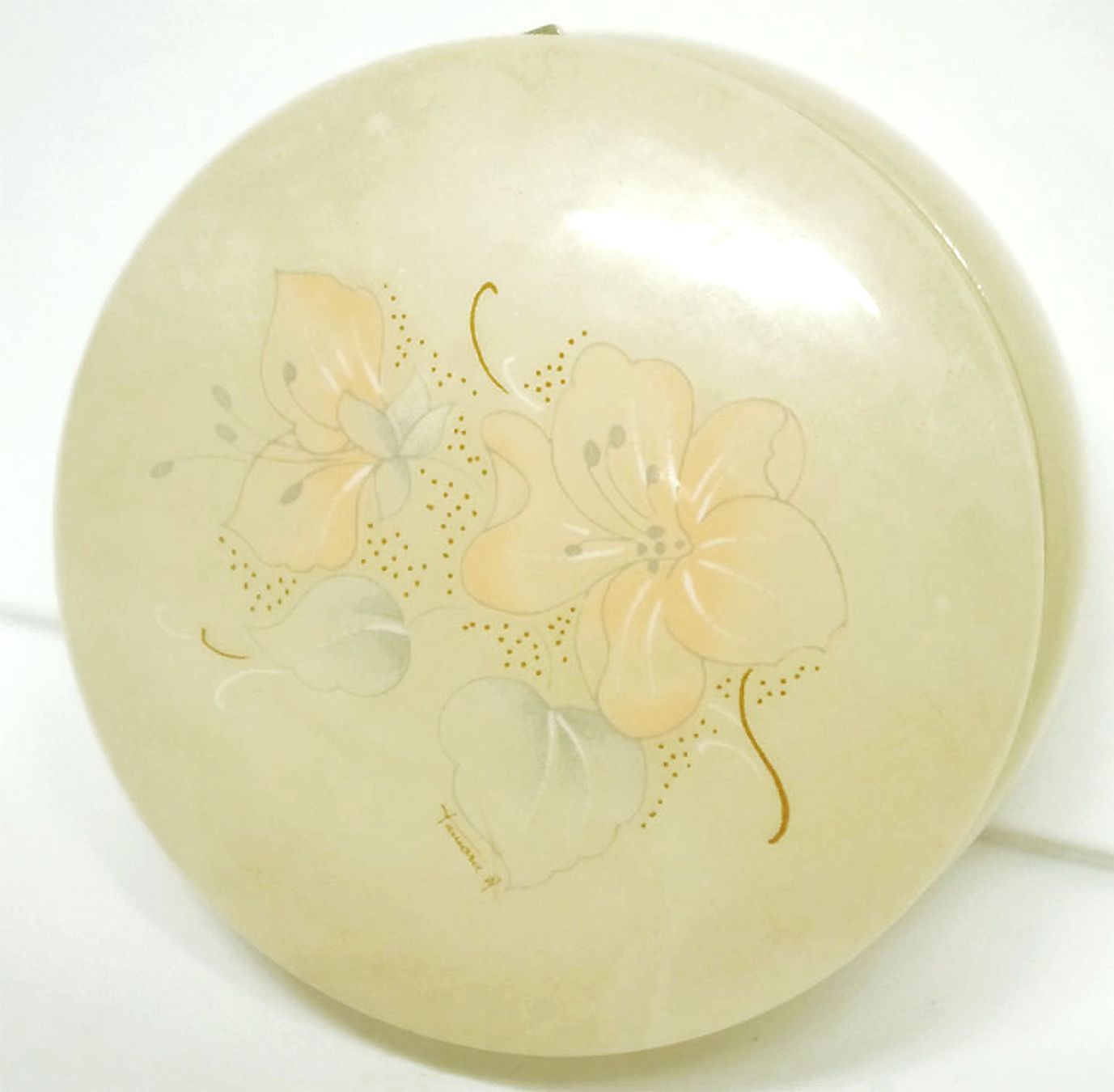 Altro in Decorazioni & Accessori: Alabaster-Dose mit floralem Dekor – Usato da Meggen venduto da Trouvaillen 3