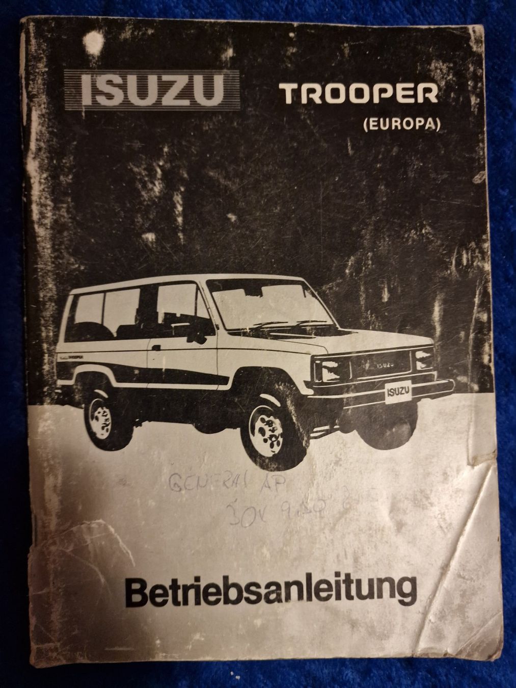 Bücher: Isuzu  Bedienungsanleitung – Gebraucht aus Eschenz von Ruedis22