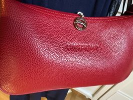 Sac Longchamp bandoulière rouge - Le Foulonné.
