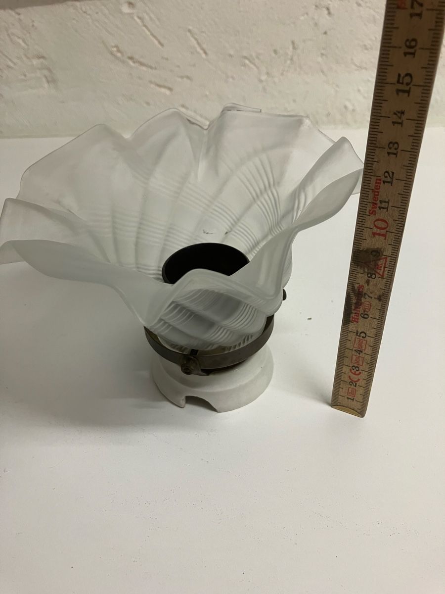 Lampadari & plafoniere: Antike Lampe Schirm aus Glas – Usato da Gossau SG venduto da skalar01 5