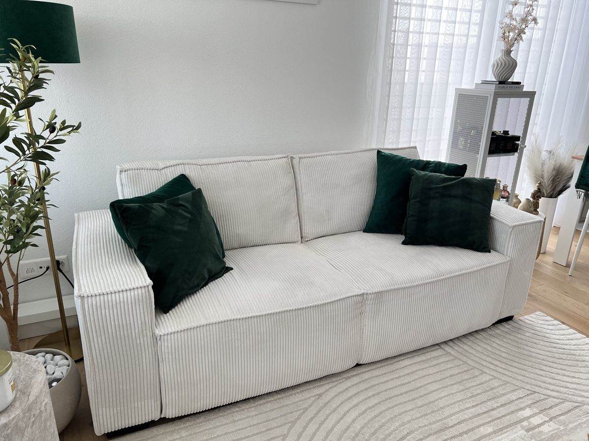 Sofas: Cord Sofa in beige – Neu (gemäss Beschreibung) aus Kreuzlingen von Yavuz94 2