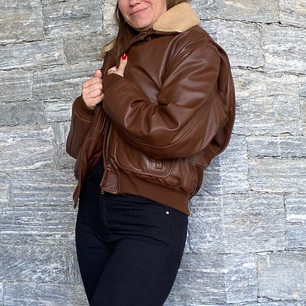 Jacken: Lederjacke Pilotenjacke - Pilot Aviation – Gebraucht aus Ronco sopra Ascona von liz_dbg6 6